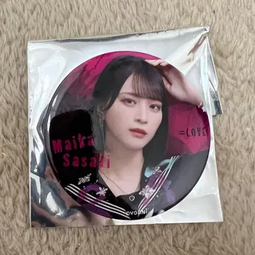 =LOVE 사사키 마이카 이코노이조이 2024 블랙 세일러 캔뱃지