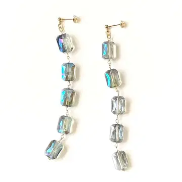 handmade 드레스업에도 반짝반짝 롱 귀걸이