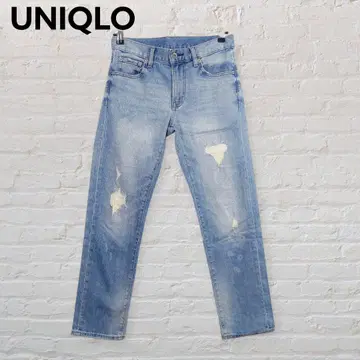 [유니클로] 슬림핏 데미지 데님 청바지 28 (70cm)