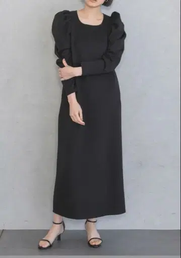 a part by 분또 퍼프 원피스 블랙 택 포함 미사용 새상품 블랙