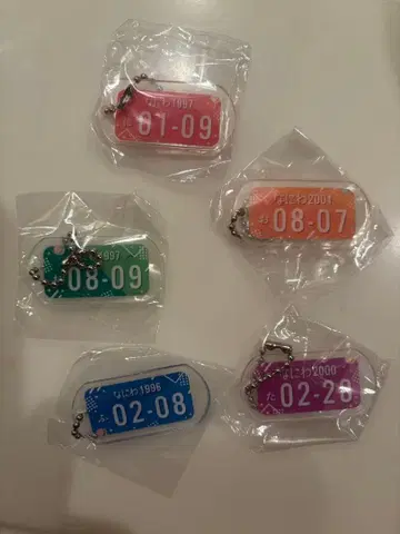 728 DRIVER'S TAG 5개 세트