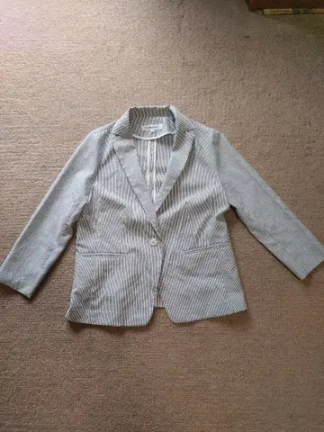 NATURAL BEAUTY BASIC 스트라이프 블레이저 L 사이즈