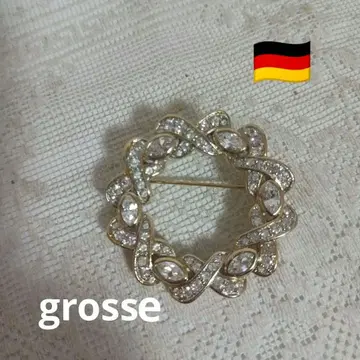 grosse 리스형 브로치