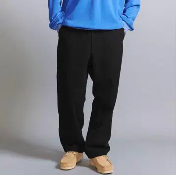 [ BEAUTY&YOUTH ] 에어로 플리스 이지 팬츠 BLACK