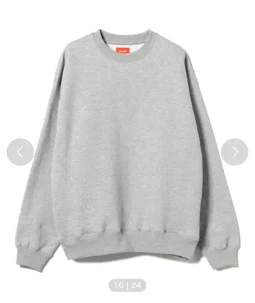 Beams 와이드 크루넥 맨투맨