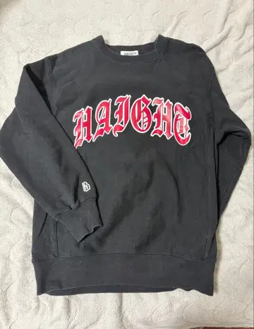 HAIGHT 블랙 맨투맨 트레이닝복