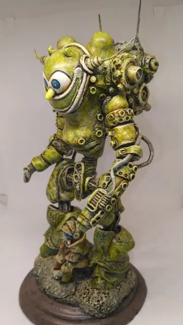 로봇 피규어 그린 컬러 약 30cm