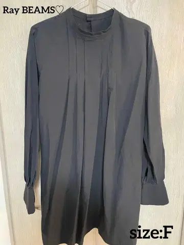 레이빔즈 튜닉 셔츠 블랙