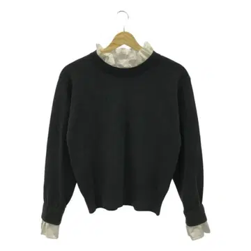 YONFA 니트 프릴 넥