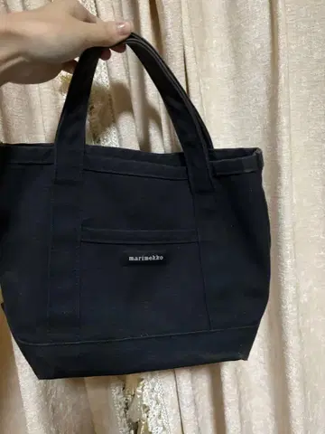 marimekko 블랙 토트백