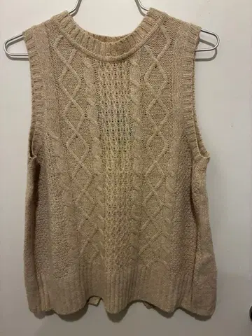 [ 새상품 택 포함 ] blue willow 베이지 베스트