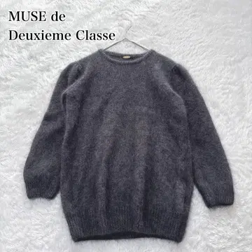 뮤즈 두지엠 클라세 페렛 100% 크루넥 퍼 니트