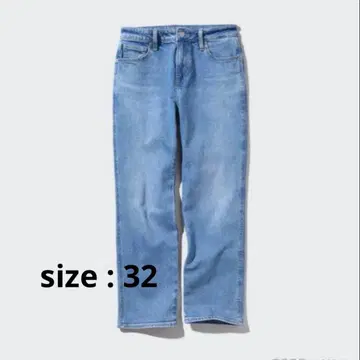미사용 새상품 UNIQLO 유니클로 스트레치 슬림 앵글 청바지 BLUE