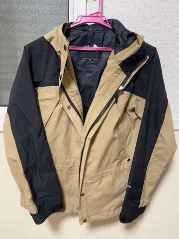 THE NORTH FACE 마운틴 후드티 베이지/블랙