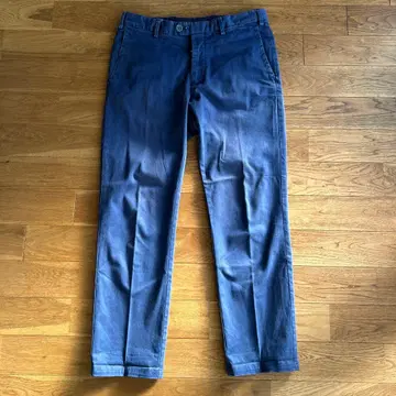 젤마르노 46 사이즈 네이비 코튼 슬랙스