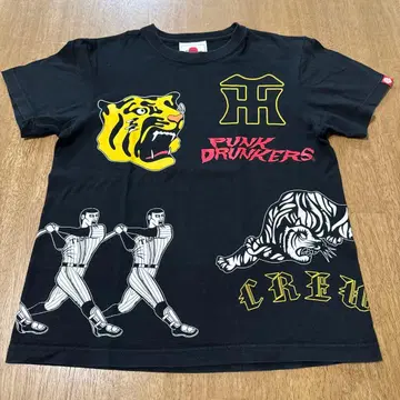 PUNK DRUNKERS TIGERS T셔츠 S사이즈