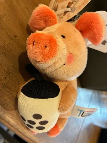 대만 한정 타피오카 밀크티 돼지 드링크 홀더