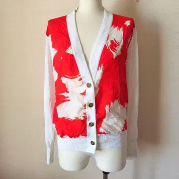 에스카다 스포츠 아트 프린트 긴팔 가디건 S