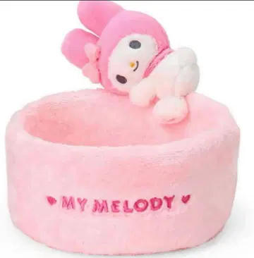 산리오 마이멜로디 마스코트 포함 소품함 (원형)