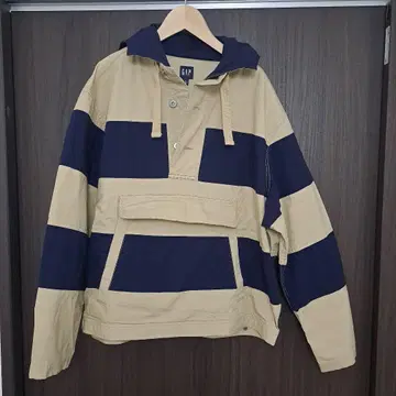 GAP 스트라이프 후드 부착 마운틴 후드티 S