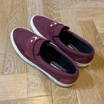 Converse 버건디 슬립온 로퍼