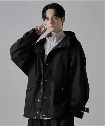 [ CLEL ] 밀리터리 디자인 마운틴 후드티