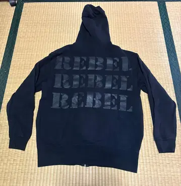 REBEL 풀 집업 후드티