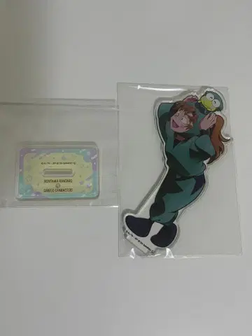 닌타마 란타로 산리오 콜라보 amocafe 아크릴 스탠드 젠포지 이사쿠