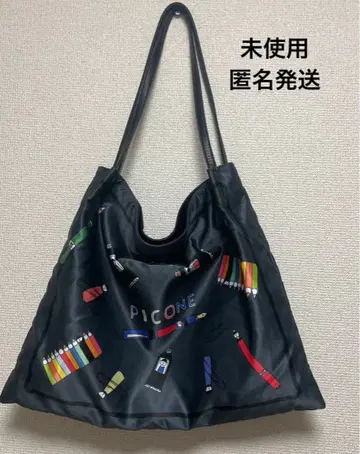 미사용품 picone 피코네 문구 패턴 백 스카프 백