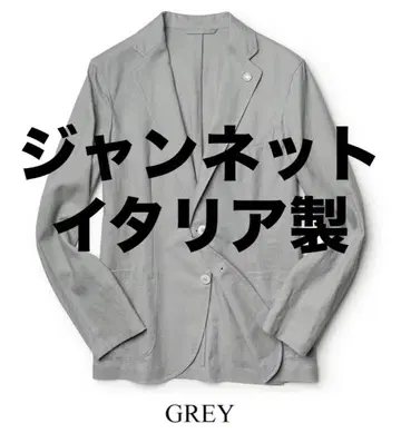 지안네토 자켓 린넨 셔츠 자켓 이탈리아제