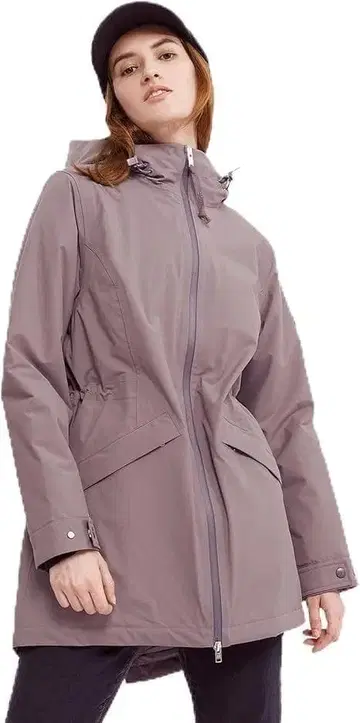 에이글 자켓 후디드 패딩 자켓 S 그레이