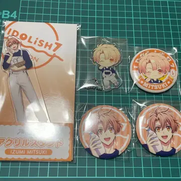 아이나나 로손 캔뱃지 아크릴 스탠드 이즈미 미츠키 5개 세트