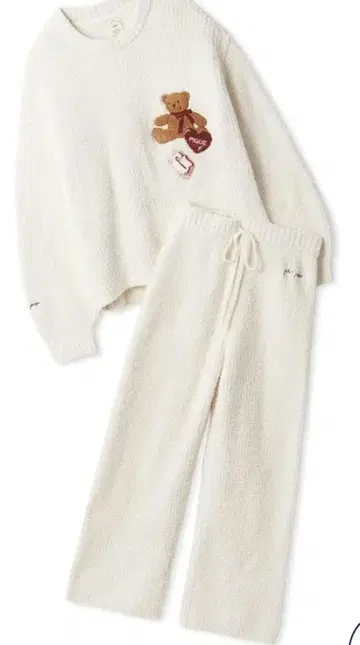 베비모코 베어 사가라 풀오버 & 롱 팬츠 세트