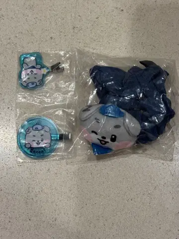 에니마이 복권 고니니 스크런치&앞머리 클립 세트