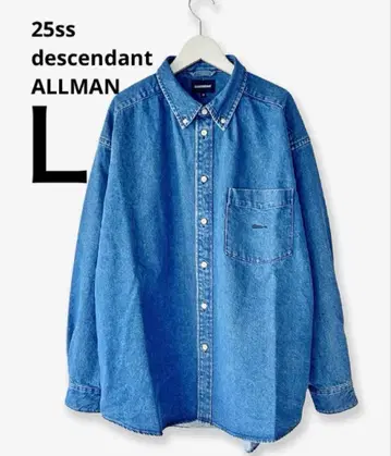 DESCENDANT 25ss ALLMAN 데님 셔츠