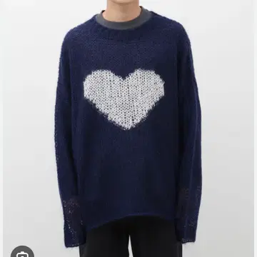 DAIRIKU 23AW Heart Mohair Knit Pullover