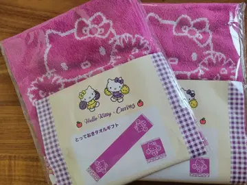 헬로키티 x 커브스 특별한 타월 기프트 2개 세트