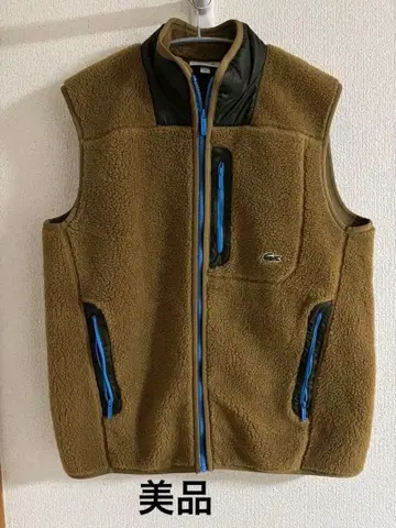 LACOSTE 쉘 플리스 베스트 US M 사이즈 (FR 4 사이즈)