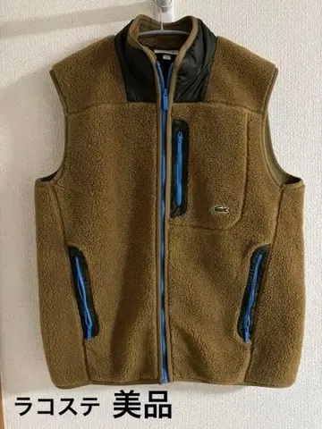 LACOSTE 쉘 플리스 베스트 US M 사이즈 (FR 4 사이즈)