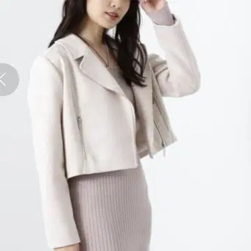 질 바이 질 스튜어트 라이더 자켓 에크루