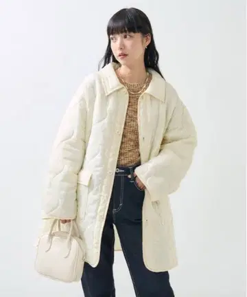 카라 부착 퀼트 라이너 자켓