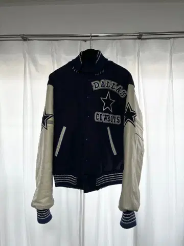 NFL 카우보이스 바시티 자켓 네이비