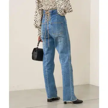 [ Chico ] 백 레이스업 데님 PT