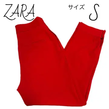 자라 ZARA 밑단 스냅 여성용 테이퍼드 팬츠 사이즈 S