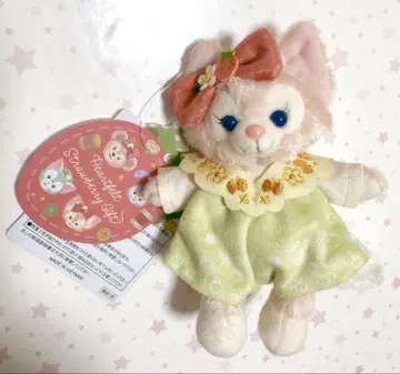 디즈니씨 리나벨 하트 펠트 스트로베리 기프트 인형 배지