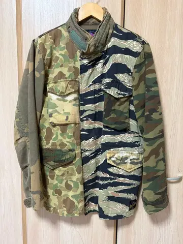Rotar 카모 패턴 밀리터리 자켓 M