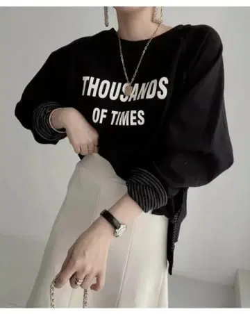 라스트 리버서블 로고 트레이닝복 상의 맨투맨 후드티 여성용