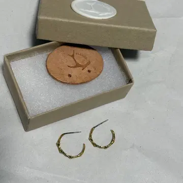 PLUIE  드롭 귀걸이 골드