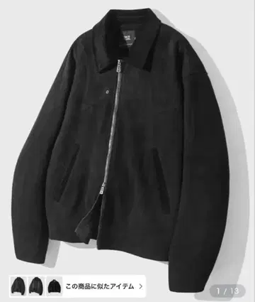 MUSINSA 구매 스웨이드 자켓 블랙