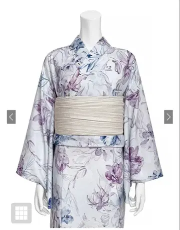 꽃무늬 유카타 오비 세트